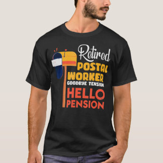 Camiseta Postal Worker Retirement Gifts Funny Retired Posta