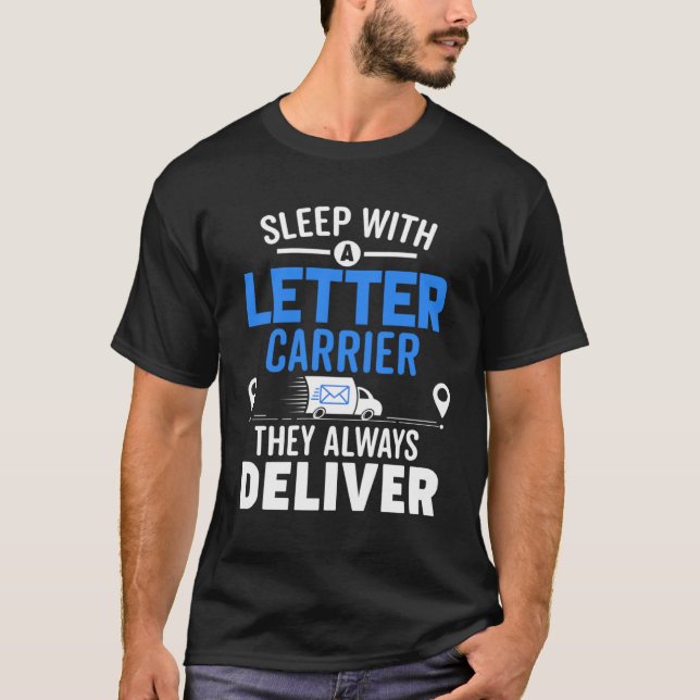 Camiseta Postar Carrier Postal Worker Carta (Frente)