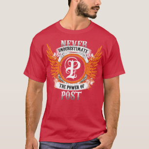 Camiseta Postar O Nome Nunca Subestimar A Potência De P