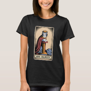 Camiseta Poste de arranhar gato místico Cartão de Tarot de