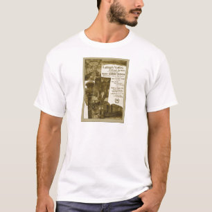 Camiseta Poster 1897 do trem do vintage da estrada de ferro