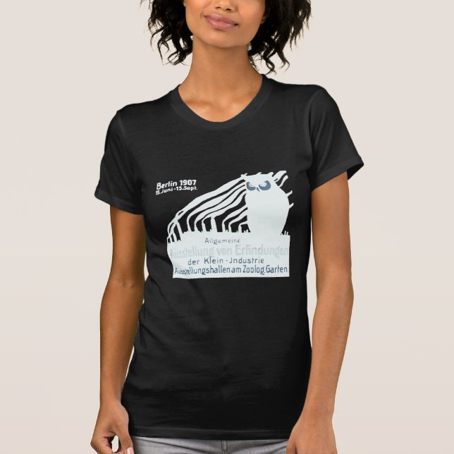 Camiseta Poster 1907 da exposição de Berlim (Frente)