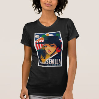 Camiseta Poster 1969 justo de Sevilha abril da espanha