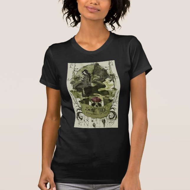 Camiseta poster 2011 do zombiewalk de richmond (Frente)