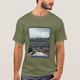 Camiseta Poster Art do Estado de Washington