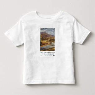 Camiseta Poster britânico das estradas de ferro da cena do