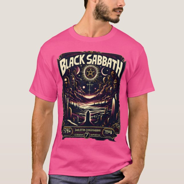 Camiseta Poster comunista de Black Sabbath (Frente)
