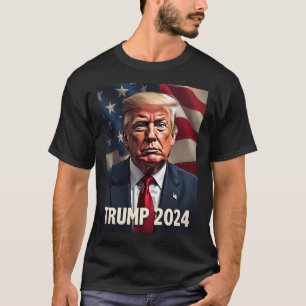 Camiseta Poster da campanha eleitoral de Trump 2024