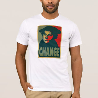 Camiseta Poster da "mudança" de Martin Luther