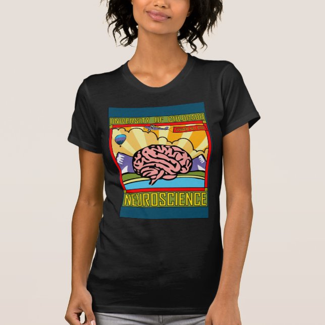 Camiseta Poster da neurociência (Frente)