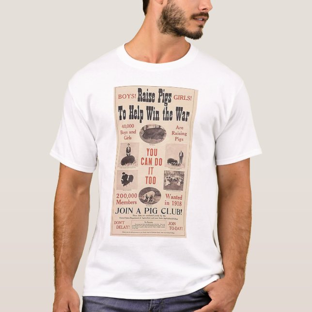 Camiseta Poster da Primeira Guerra Mundial dos Estados (Frente)