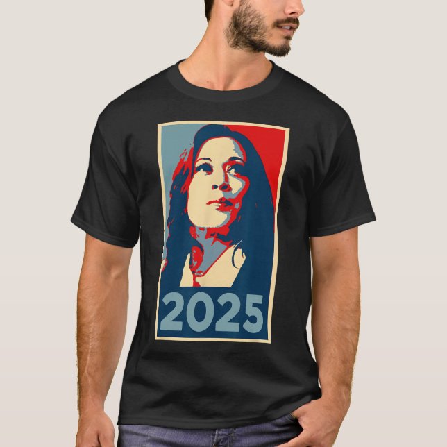 Camiseta Poster da tomada de posse de Kamala Harris Obama,  (Frente)
