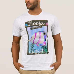 Camiseta Poster das viagens vintage de Noosa Austrália