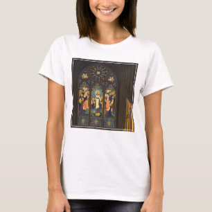 Camiseta poster De 1923 De Uma Igreja Com Uma Janela De Vid