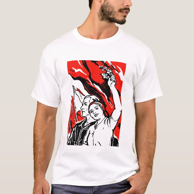 Camiseta Poster de 1935 socialistas (Frente)