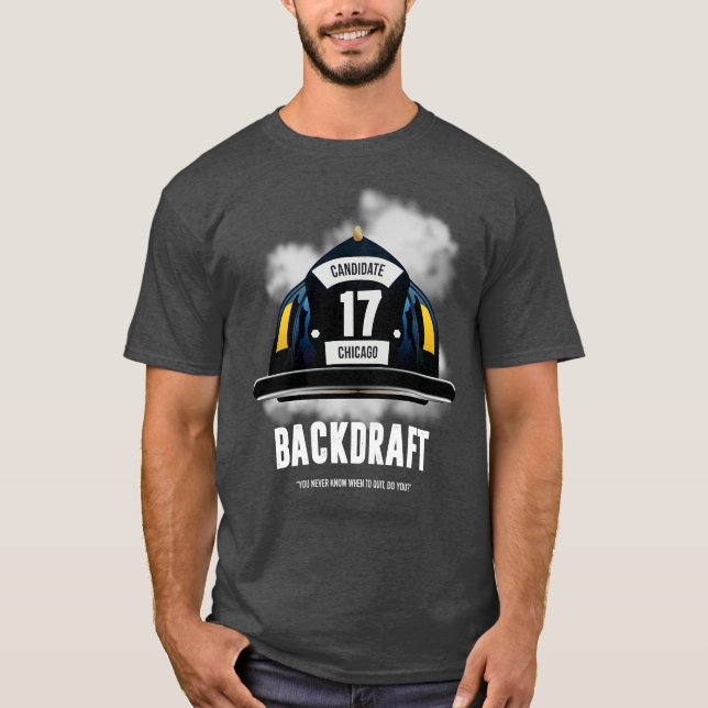 Camiseta Poster de Alternativo de backdraft (Frente)