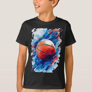 Camiseta Poster de basquetebol Art 1