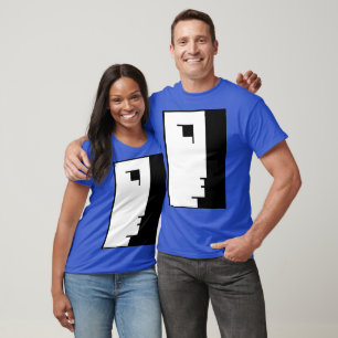 Camiseta Poster de Bauhaus, rosto de emblema