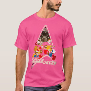Camiseta Poster de Cheio de Tripulação Inferior do Star Tre