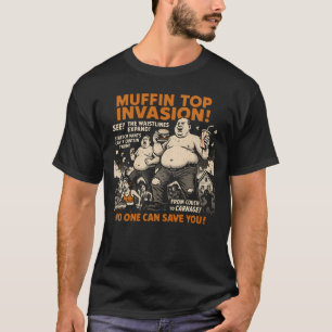 Camiseta Poster de Cinema da Invasão de Muffin