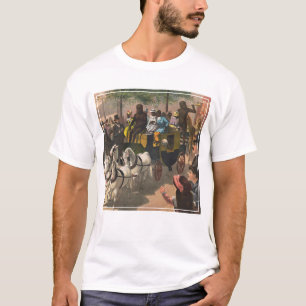 Camiseta Poster De Circo Vintage De Um Treinador De Macacos