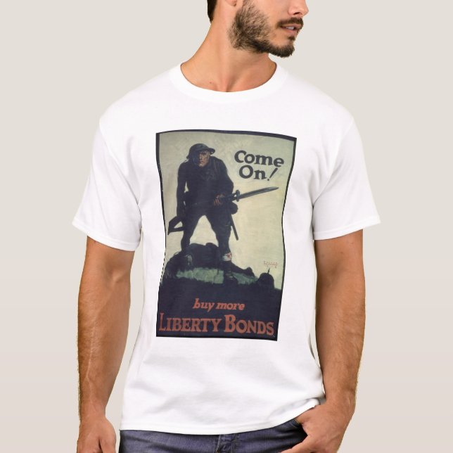 Camiseta Poster de Come_On^_Buy_More_Propaganda (Frente)