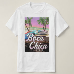 Camiseta Poster de férias da Boca Chica Texas