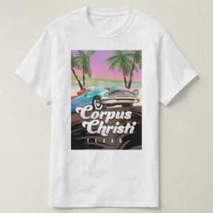Camiseta poster de férias de Boca Chica Texas