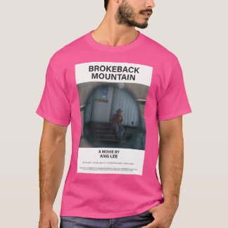 Camiseta Poster de Filme Brokeback Mountain Mínimo