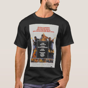Camiseta Poster de Filme de três vias do Duro