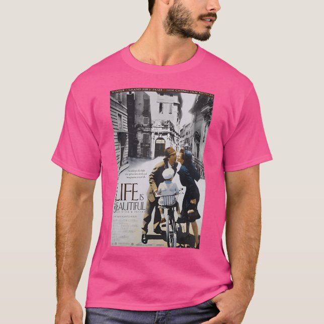 Camiseta Poster de filme minimalista (Frente)