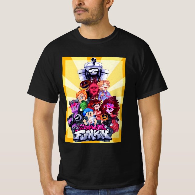 Camiseta "poster de Funkin na Sexta à Noite" (Frente)