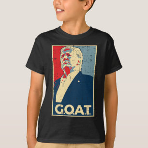 Camiseta Poster de Goat Trump 2024