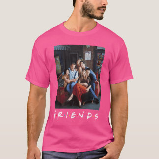 Camiseta Pôster de grupo retrô dos personagens principais d