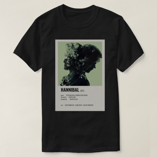 Camiseta Poster de Hannibal Sticker.png (Frente do Design)