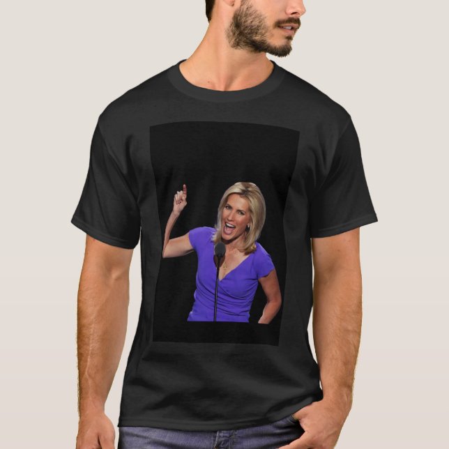 Camiseta poster de laura ingraham (Frente)