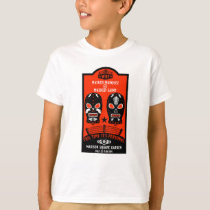 Camiseta Poster de Luta de de Vintagem Retroativa