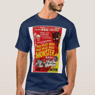 Camiseta Poster de Mad Mad Mad Monster Bask Custom Spook Sh
