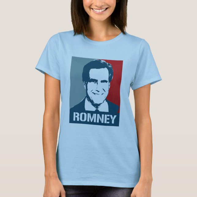 CAMISETA POSTER DE MITT ROMNEY (Frente)