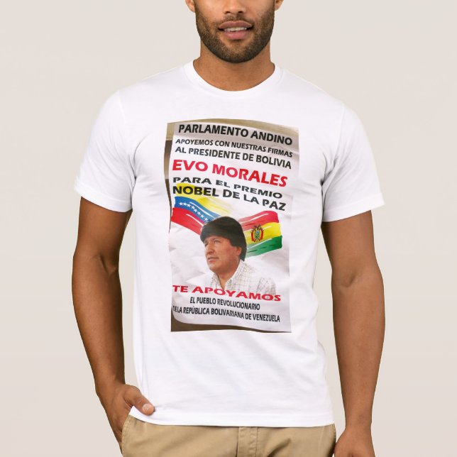 Camiseta Poster de Morales Nobel (Frente)