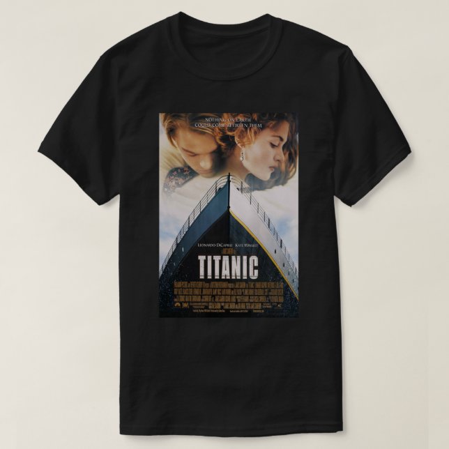 Camiseta Poster de Promoção Titanic (Frente do Design)