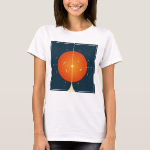 Camiseta Poster de relógio atômico de espaço profundo, vers