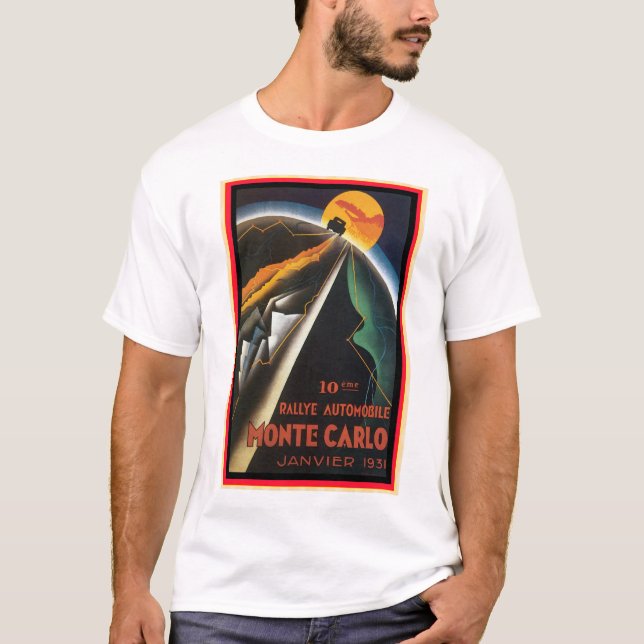 Camiseta Poster de Reprodução Monte Carlo (Frente)