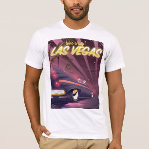 Camiseta Poster de viagens clássico de Las Vegas