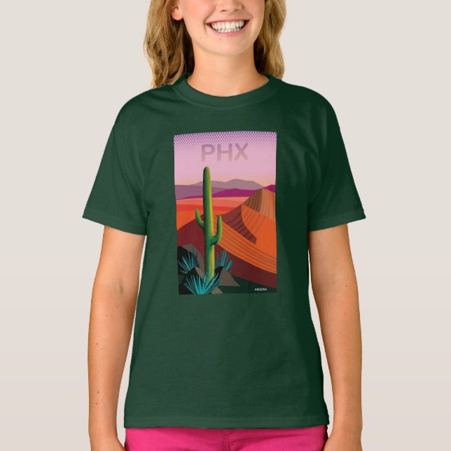 Camiseta Poster de viagens da arizona | de Phoenix (Frente)