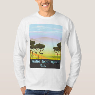 Camiseta Poster de viagens de Emilia-Romagna Italia