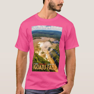 Camiseta Poster de viagens de Iguazu Falls