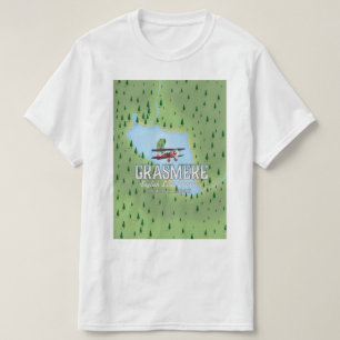 Camiseta Poster de viagens do esqui de Shymbulak Kazakhstan