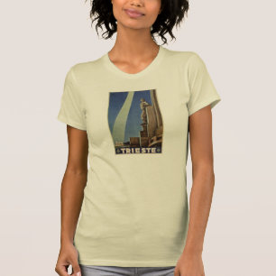 Camiseta Poster de viagens do italiano de Trieste do art