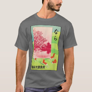 Camiseta Poster de viagens do Japão - Cherry Blossoms - Sik